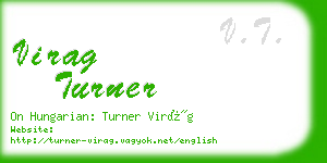 virag turner business card